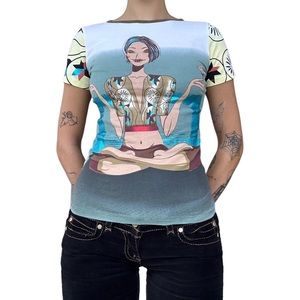 !!SOLD!! Y2k Custo Barcelona graphic tee